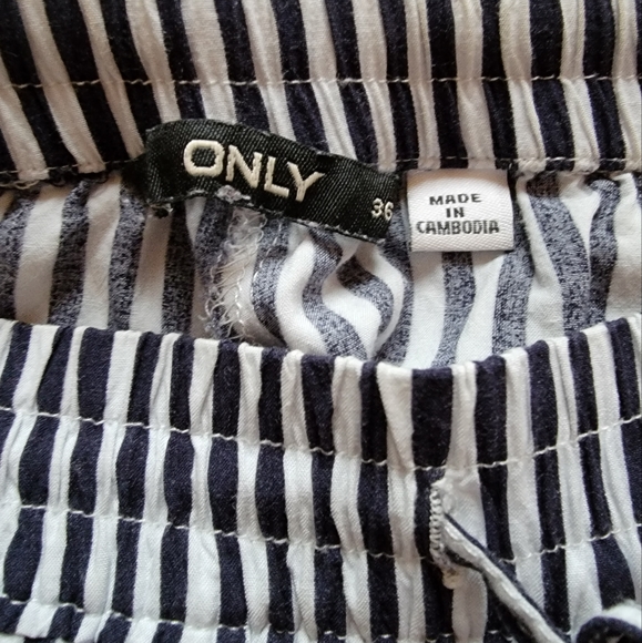 Comfy pants, white and navy blue, US XS - Picture 5 of 6